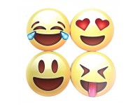 Sous-verre thématique d'Emojis ensemble de 4